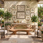 Branch Form – Solid Wood Garden Bench with Sculptural Root Base