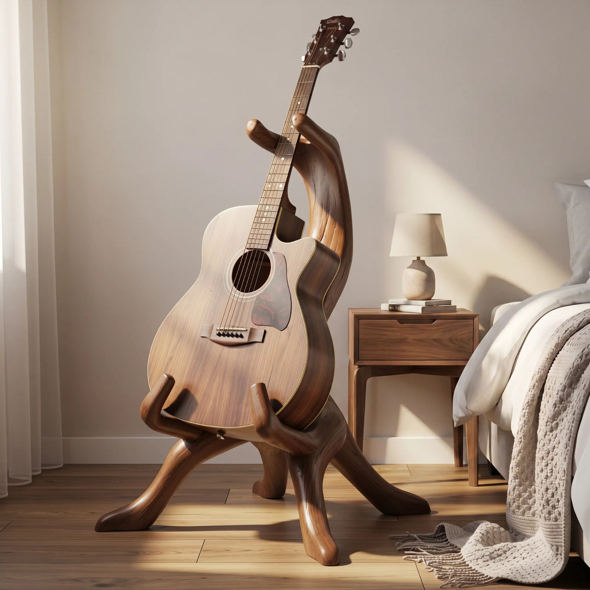 Rootform Handmade Wooden Guitar Floor Stand