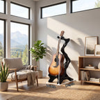 Handcrafted Organic Wooden Guitar Holder