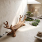 Branch Harmony – Sculptural Solid Wood Garden Bench with Branch-Inspired Frame