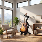 Handcrafted Organic Wooden Guitar Holder