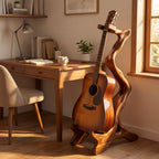 Handcrafted Organic Wooden Guitar Holder