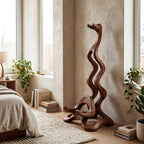 Organic Wooden Acoustic Guitar Display Stand