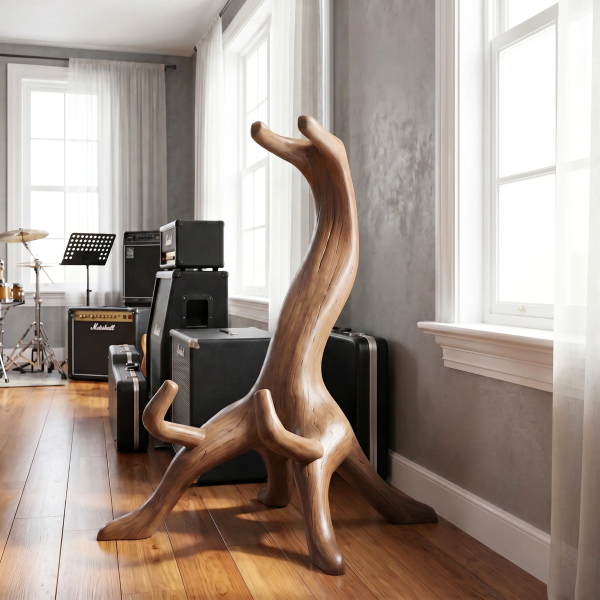 Rootform Handmade Wooden Guitar Floor Stand