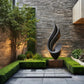 Large Abstract Floor Sculpture – Contemporary Freestanding Statement Art for Indoor and Outdoor Spaces